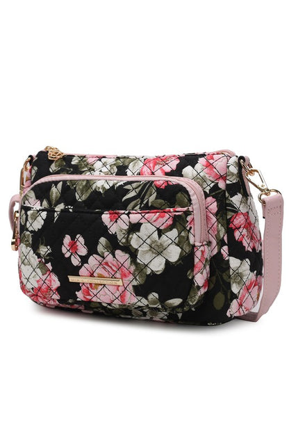 MKF Collection Rosalie Botanical Pattern Crossbody