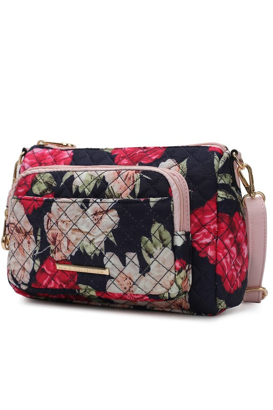 MKF Collection Rosalie Botanical Pattern Crossbody