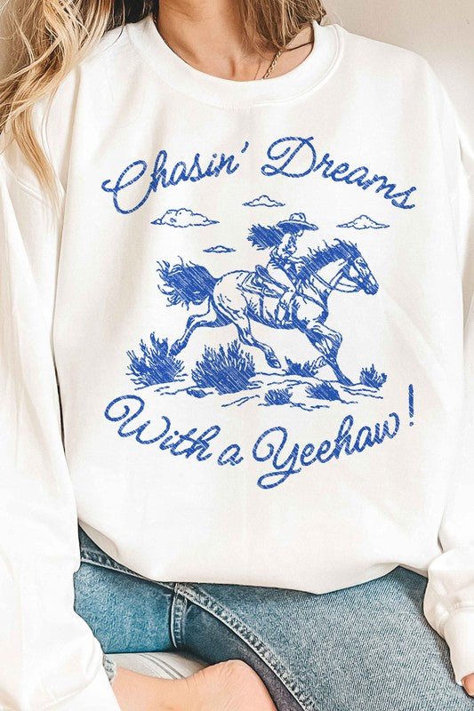 YEEHAW WESTERN COUNTRY GRAPHIC SWEATSHIRT