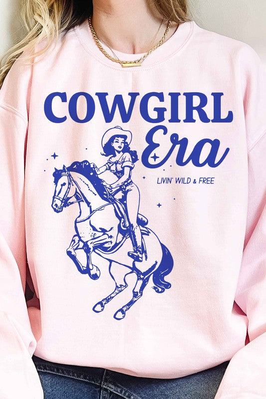 COWGIRL ERA WESTERN OVERSIZED SWEATSHIRT