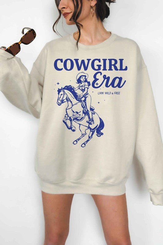 COWGIRL ERA WESTERN OVERSIZED SWEATSHIRT