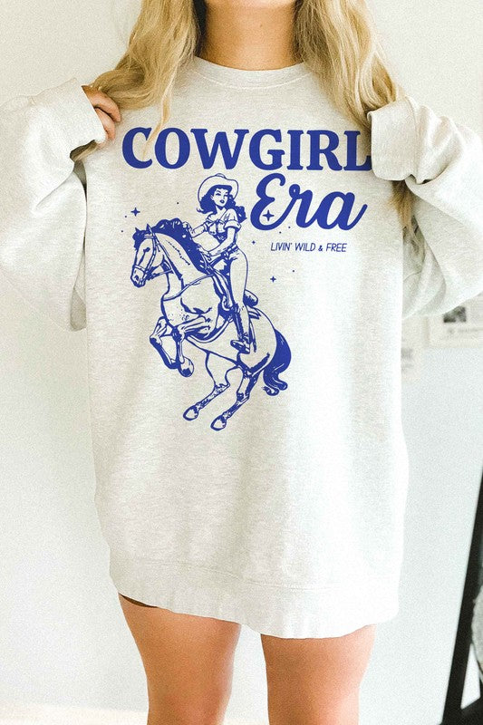 COWGIRL ERA WESTERN OVERSIZED SWEATSHIRT