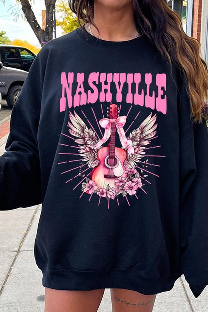 Coquette Nashville Graphic Fleece Sweatshirts