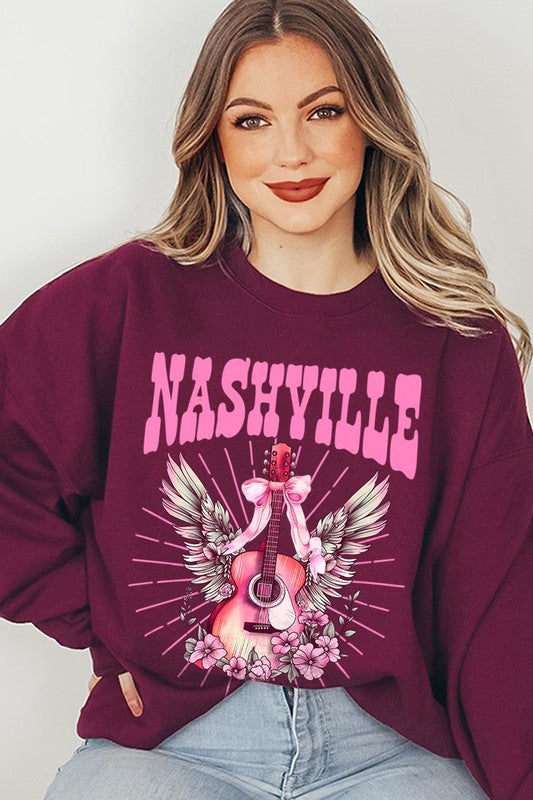 Coquette Nashville Graphic Fleece Sweatshirts