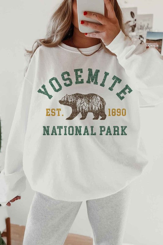 YOSEMITE NATIONAL PARK GRAPHIC SWEATSHIRT