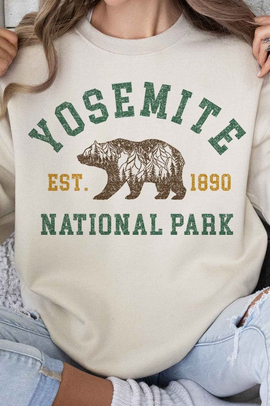 YOSEMITE NATIONAL PARK GRAPHIC SWEATSHIRT