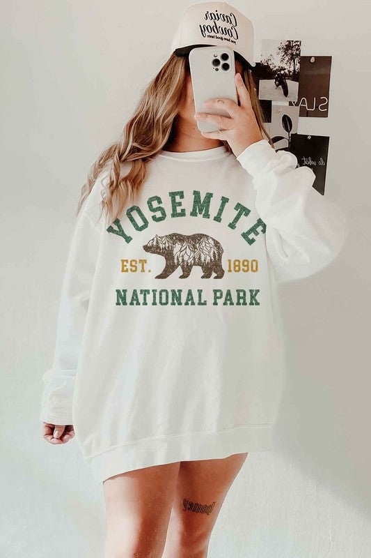 YOSEMITE NATIONAL PARK OVERSIZED SWEATSHIRT