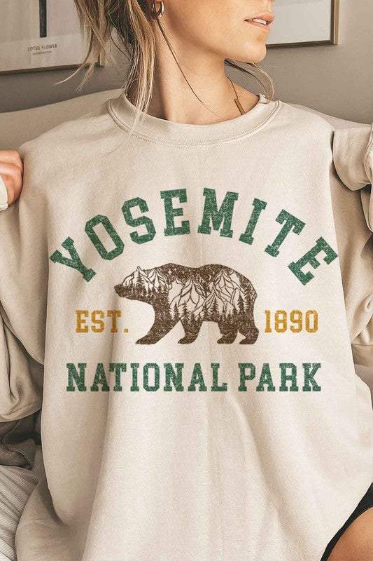 YOSEMITE NATIONAL PARK OVERSIZED SWEATSHIRT