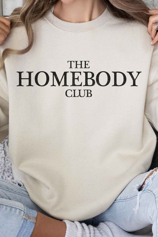 THE HOMEBODY CLUB GRAPHIC SWEATSHIRT