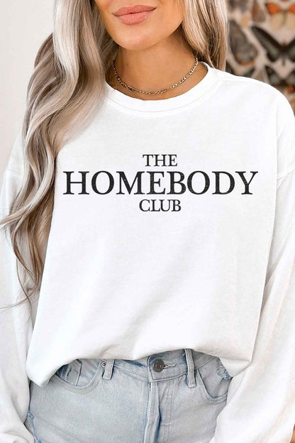 THE HOMEBODY CLUB GRAPHIC SWEATSHIRT