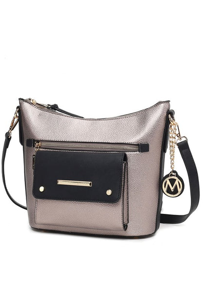 MKF Collection Serenity Color Block Crossbody Bag