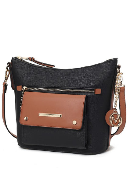 MKF Collection Serenity Color Block Crossbody Bag