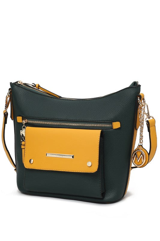 MKF Collection Serenity Color Block Crossbody Bag