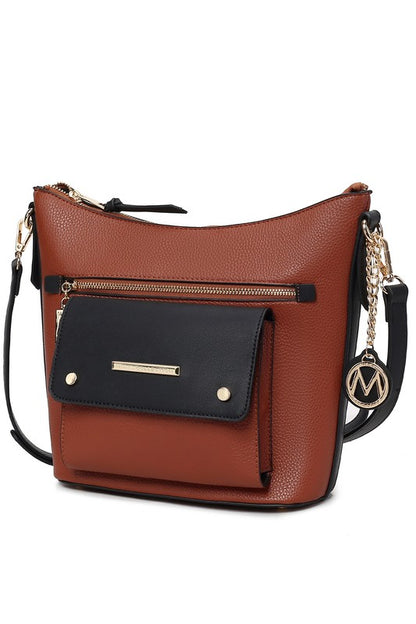 MKF Collection Serenity Color Block Crossbody Bag