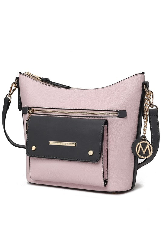 MKF Collection Serenity Color Block Crossbody Bag