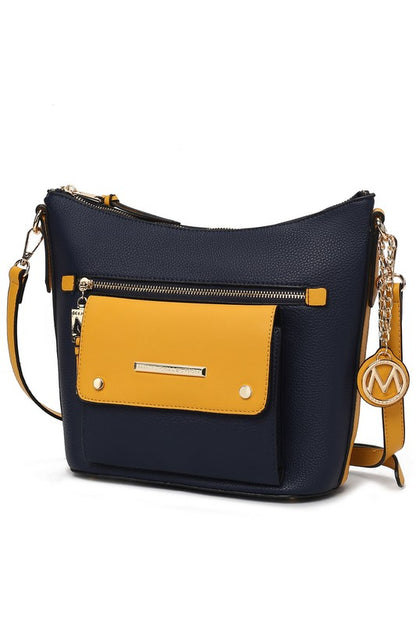 MKF Collection Serenity Color Block Crossbody Bag