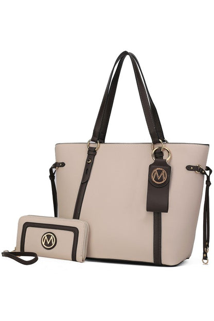 MKF Collection Tote with Wallet & Detachable Set