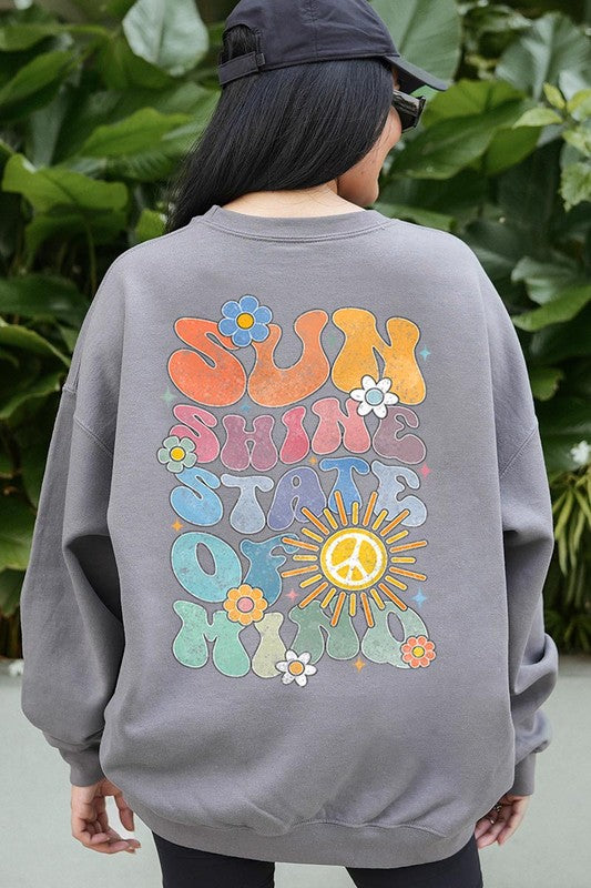 Sunshine State of Mind Graphic Fleece Sweatshirts