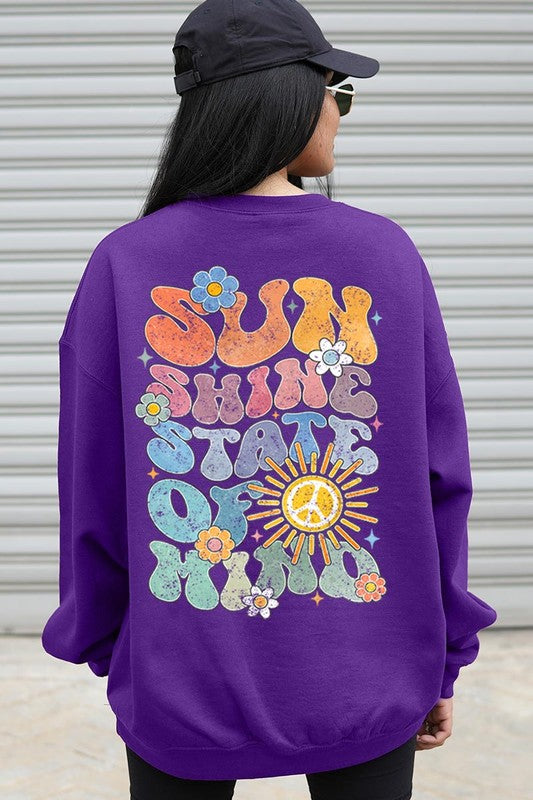 Sunshine State of Mind Graphic Fleece Sweatshirts