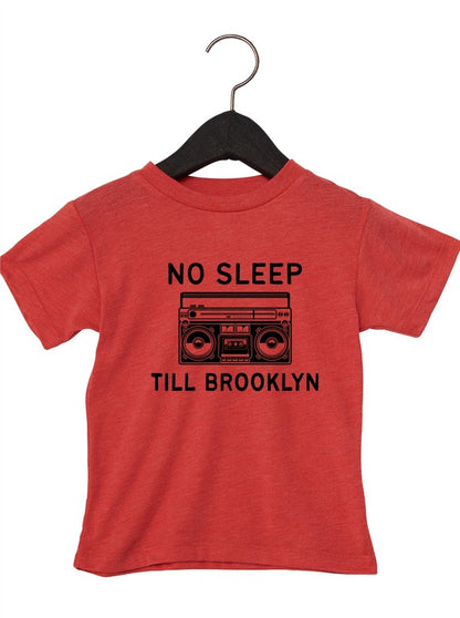 Cassette No Sleep Till Brooklyn Toddler Tee