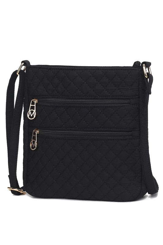 MKF Collection Lainey Quilted Cotton Crossbody Bag