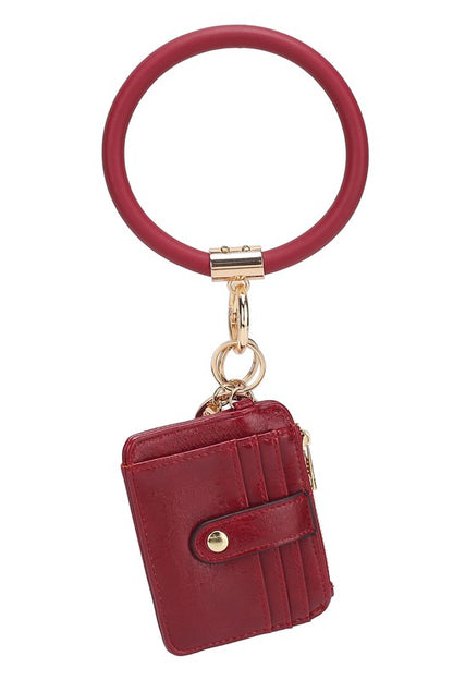 MKF Collection  Vegan Leather Bracelet Keychain