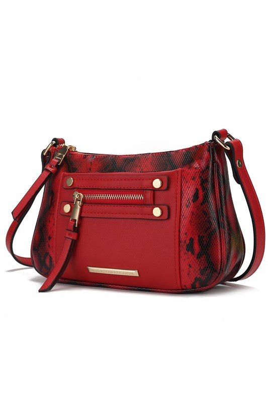 MKF Collection Essie Snake embossed Crossbody