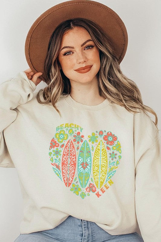 Beachy Keen Graphic Fleece Sweatshirts