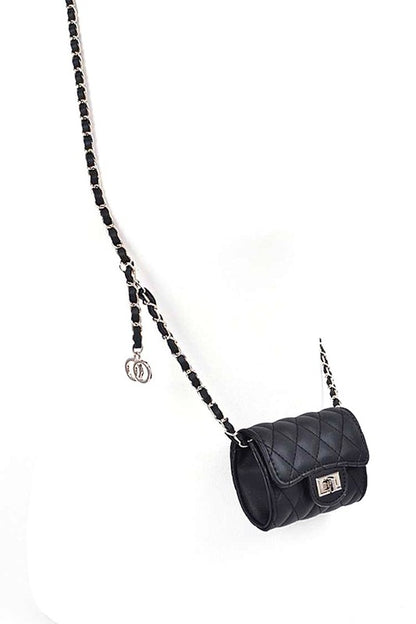 Chain Accent Crossbody Bag