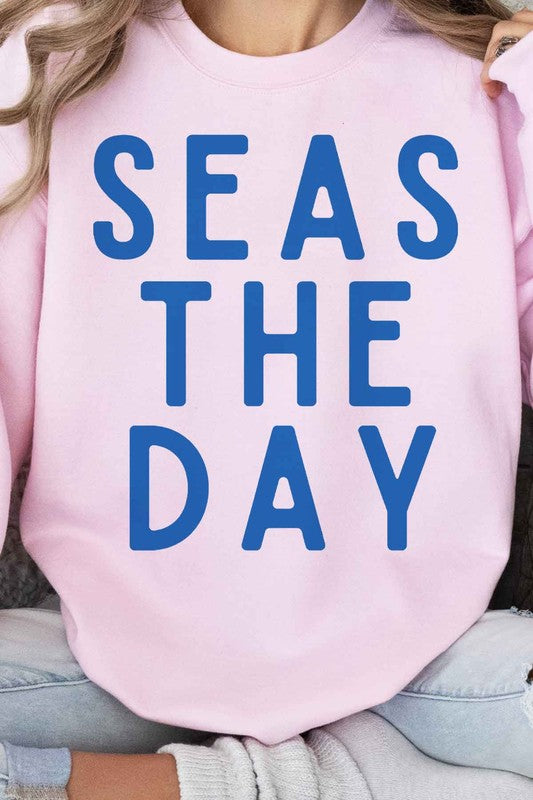 SEAS THE DAY GRAPHIC SWEATSHIRT