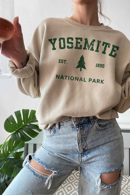 YOSEMITE NATIONAL PARK GRAPHIC SWEATSHIRT