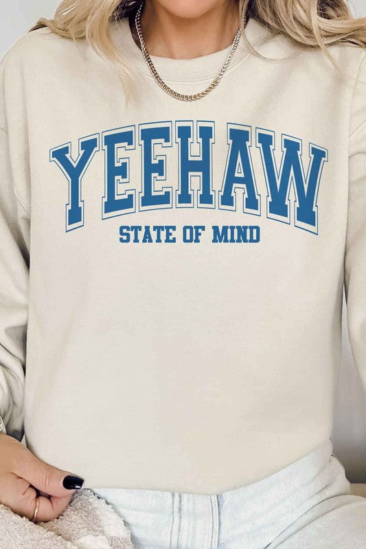 YEEHAW STATE OF MIND GRAPHIC SWEATSHIRT