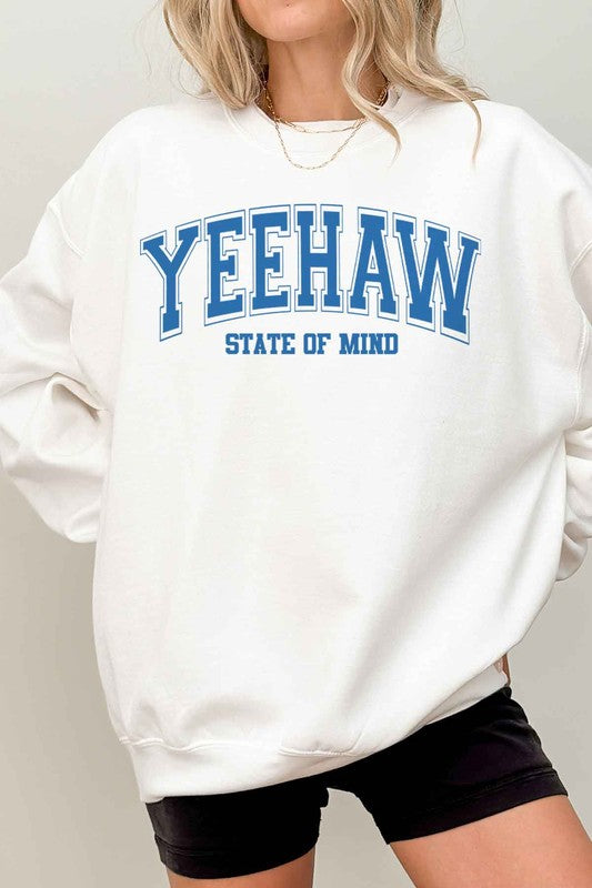 YEEHAW STATE OF MIND OVERSIZED SWEATSHIRT