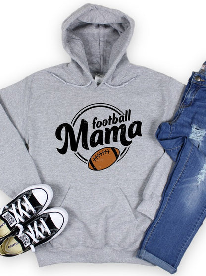 Football Mama with Football Hoodie Sweatshirt