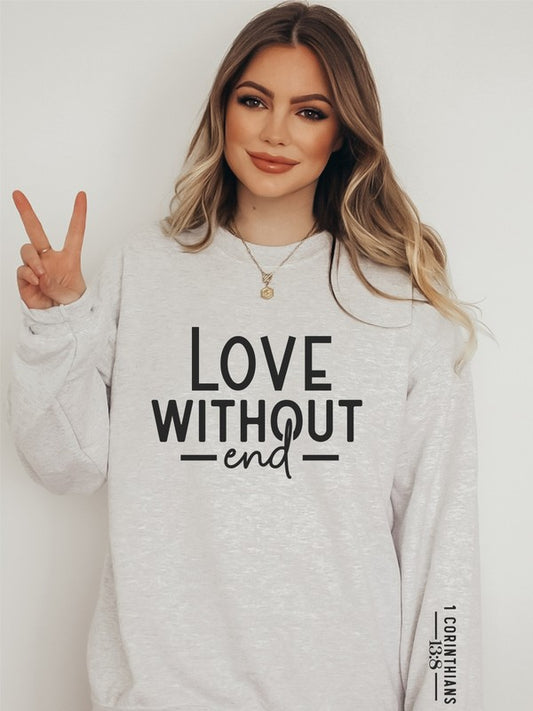 Love Without End CrewNeck Sweatshirt