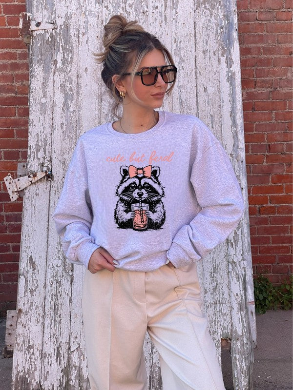 Cute but Feral Graphic Sweatshirt