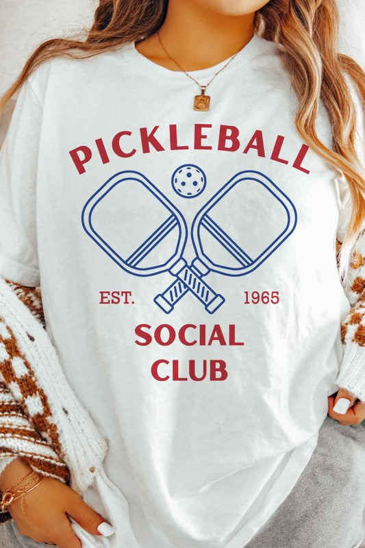 PICKLEBALL SOCIAL CLUB GRAPHIC TEE