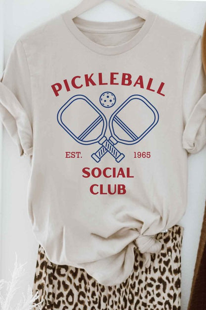 PICKLEBALL SOCIAL CLUB GRAPHIC TEE