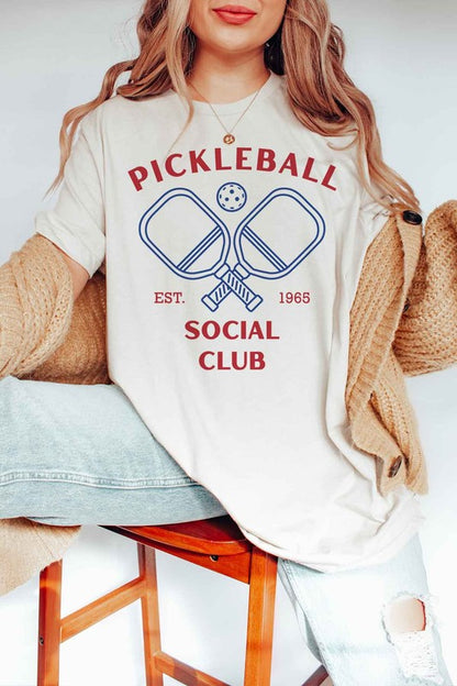 PICKLEBALL SOCIAL CLUB GRAPHIC TEE