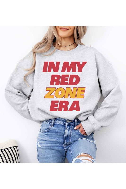 IN MY RED ZONE ERA FOOTBALL OVERSIZED SWEATSHIRT