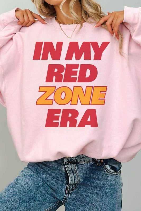 IN MY RED ZONE ERA FOOTBALL OVERSIZED SWEATSHIRT