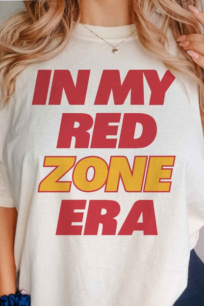 IN MY RED ZONE ERA FOOTBALL GRAPHIC TEE