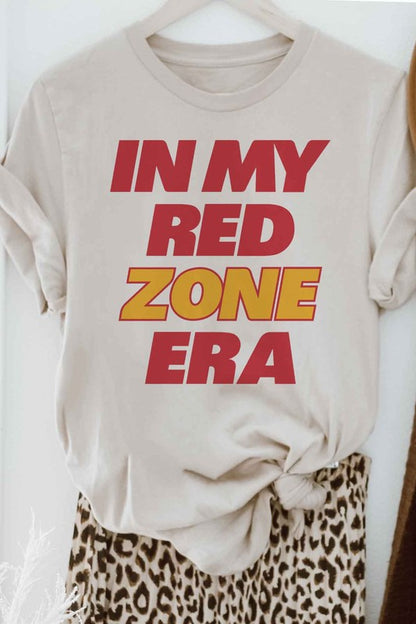 IN MY RED ZONE ERA FOOTBALL GRAPHIC TEE