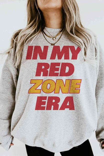 IN MY RED ZONE ERA FOOTBALL GRAPHIC SWEATSHIRT