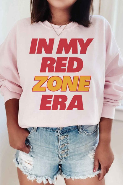 IN MY RED ZONE ERA FOOTBALL GRAPHIC SWEATSHIRT