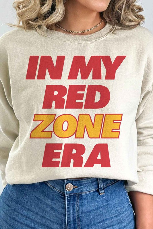 IN MY RED ZONE ERA FOOTBALL GRAPHIC SWEATSHIRT