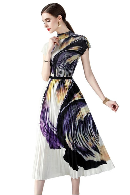 WOMEN FASHION MAXI DRESS 2PC SET