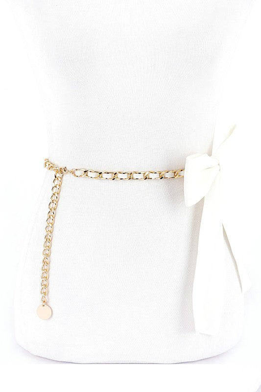 Large Bow Tie Fashion Chain Belt