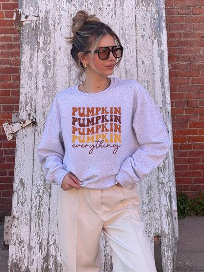 Pumpkin Everything Graphic Sweatshirt