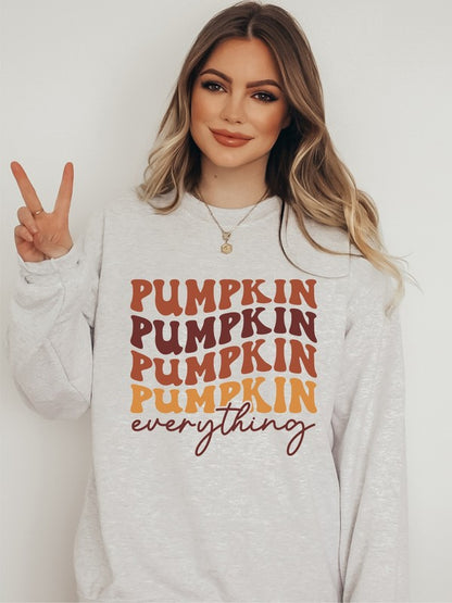 Pumpkin Everything Graphic Sweatshirt